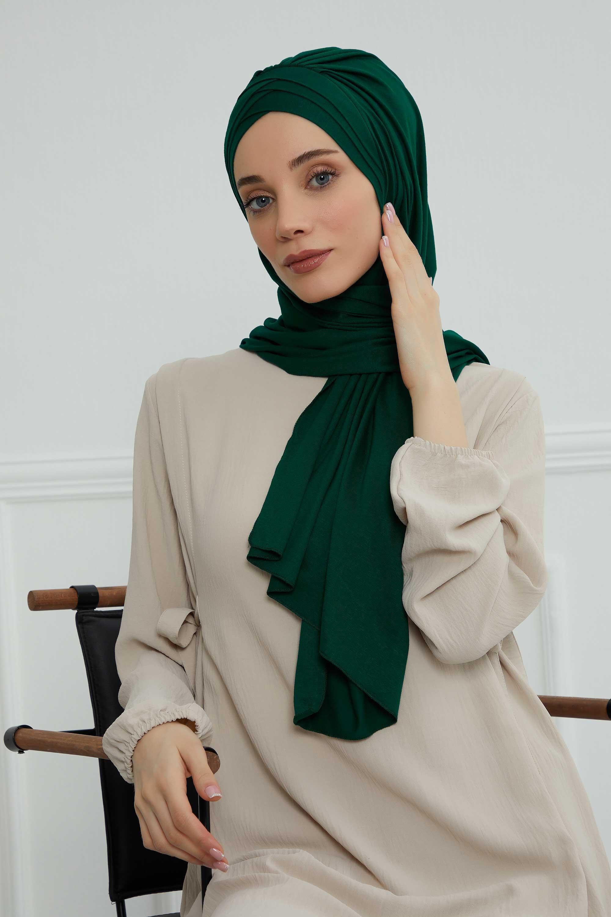 Çoklu Çapraz Dikim Pratik Penye Şal,PS-41