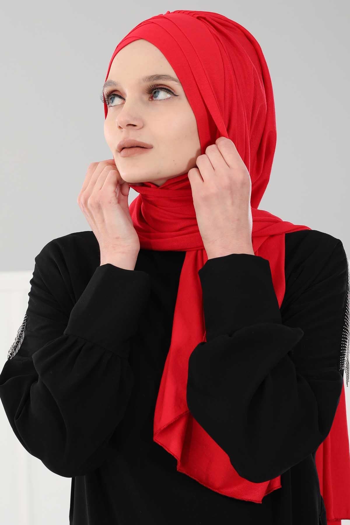 Çoklu Çapraz Dikim Pratik Penye Şal,PS-41