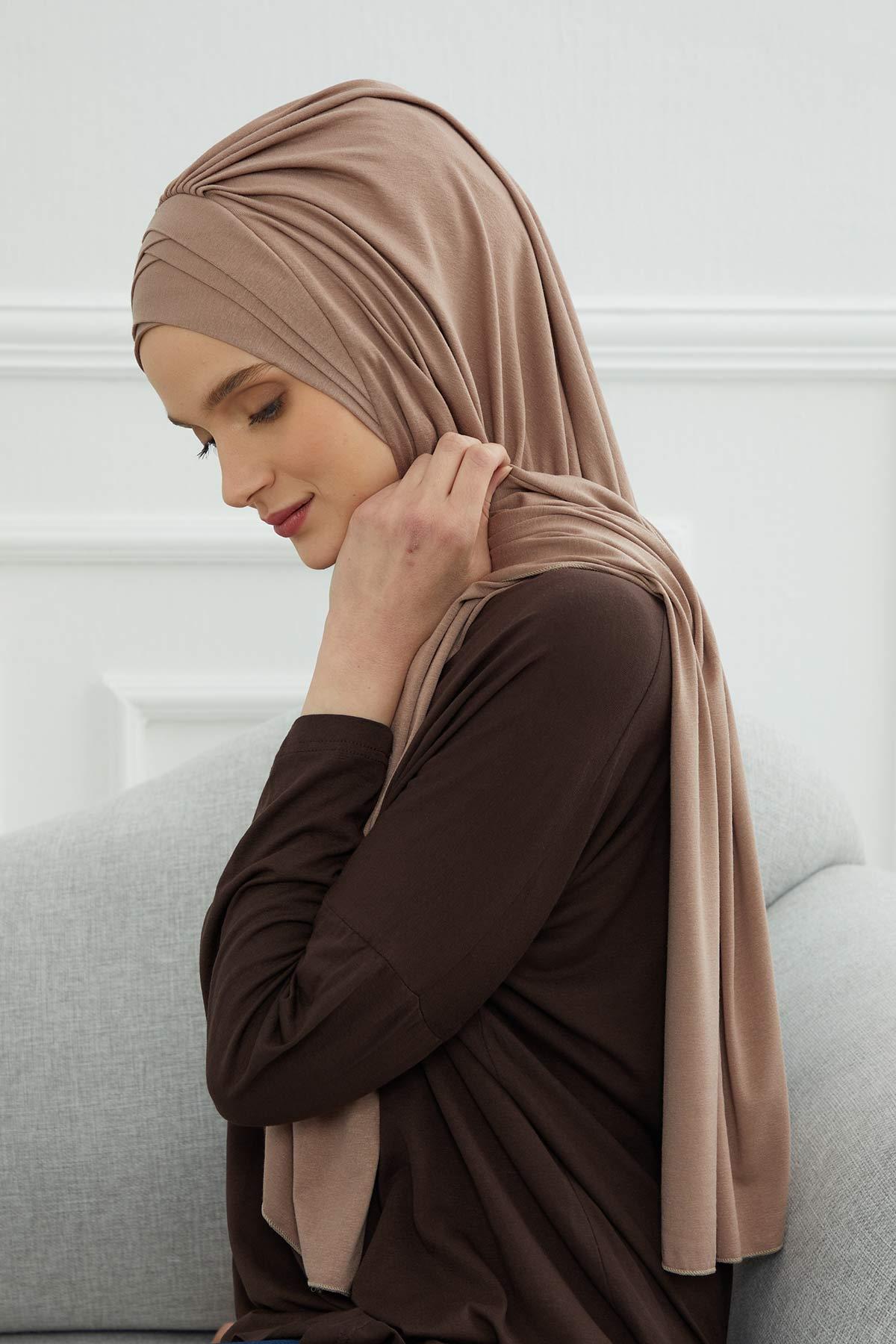 Çoklu Çapraz Dikim Pratik Penye Şal,PS-41