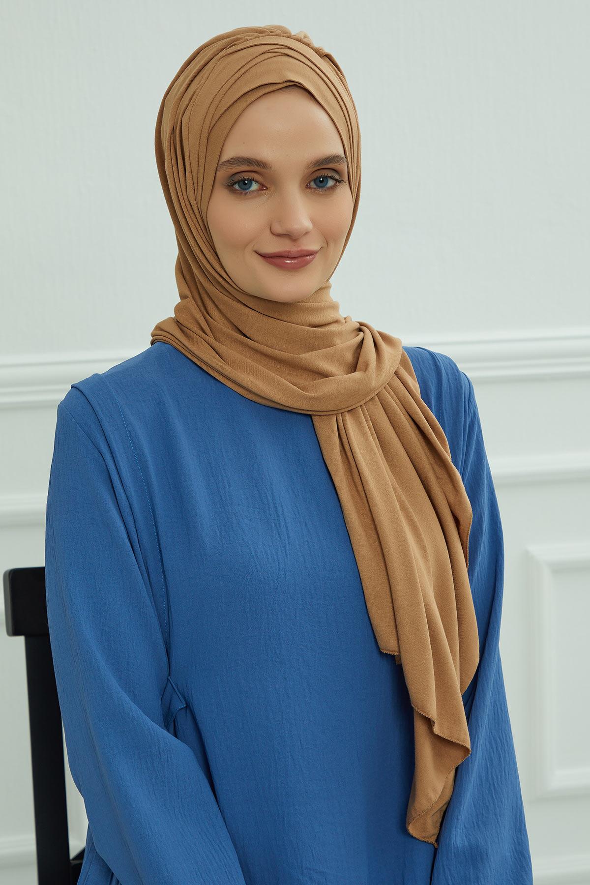 Çoklu Çapraz Dikim Pratik Penye Şal,PS-41