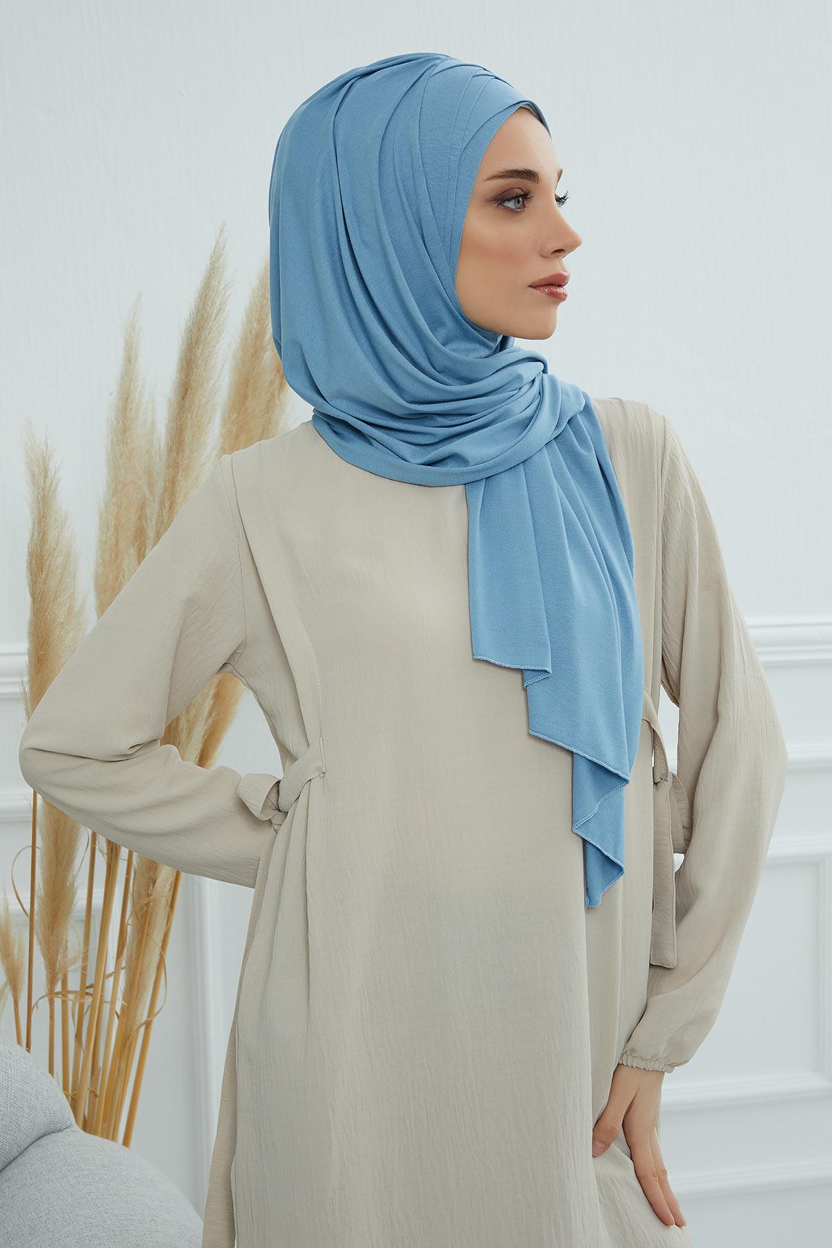 Çoklu Çapraz Dikim Pratik Penye Şal,PS-41