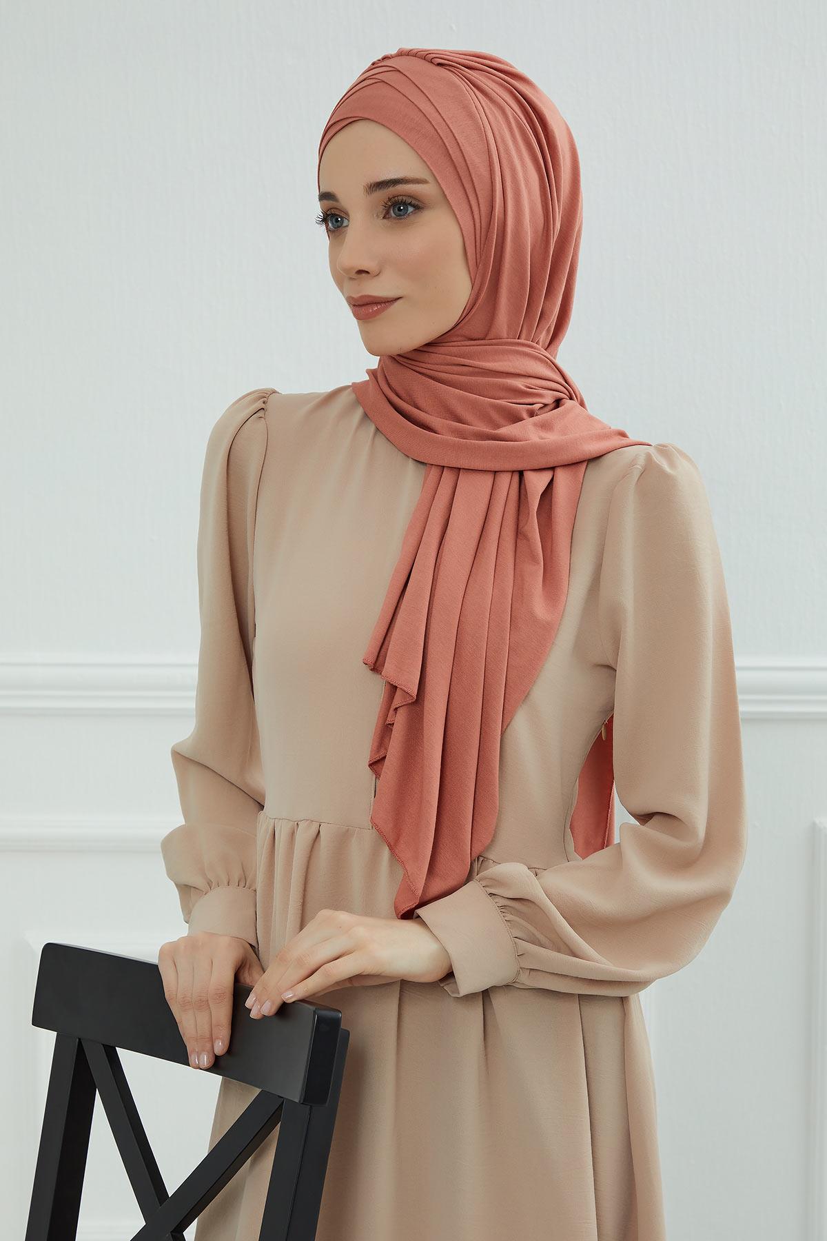 Çoklu Çapraz Dikim Pratik Penye Şal,PS-41