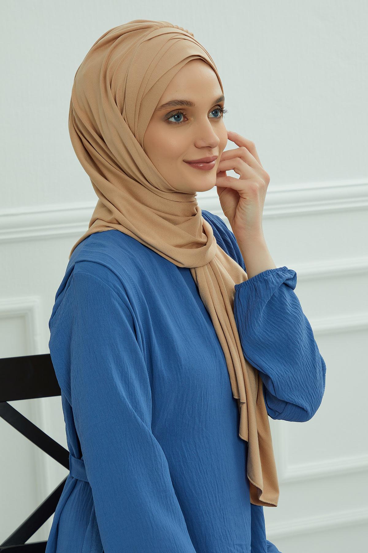 Çoklu Çapraz Dikim Pratik Penye Şal,PS-41