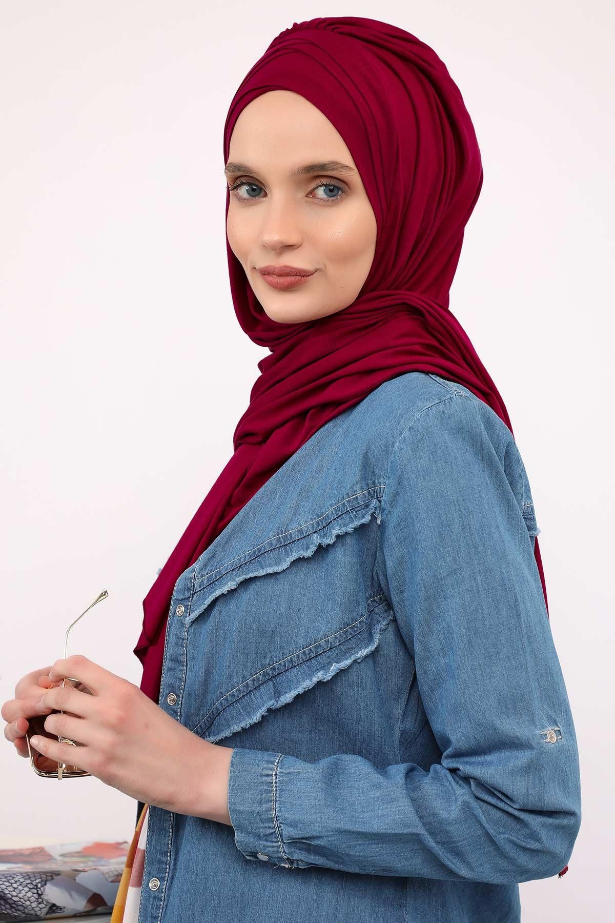 Çoklu Çapraz Dikim Pratik Penye Şal,PS-41