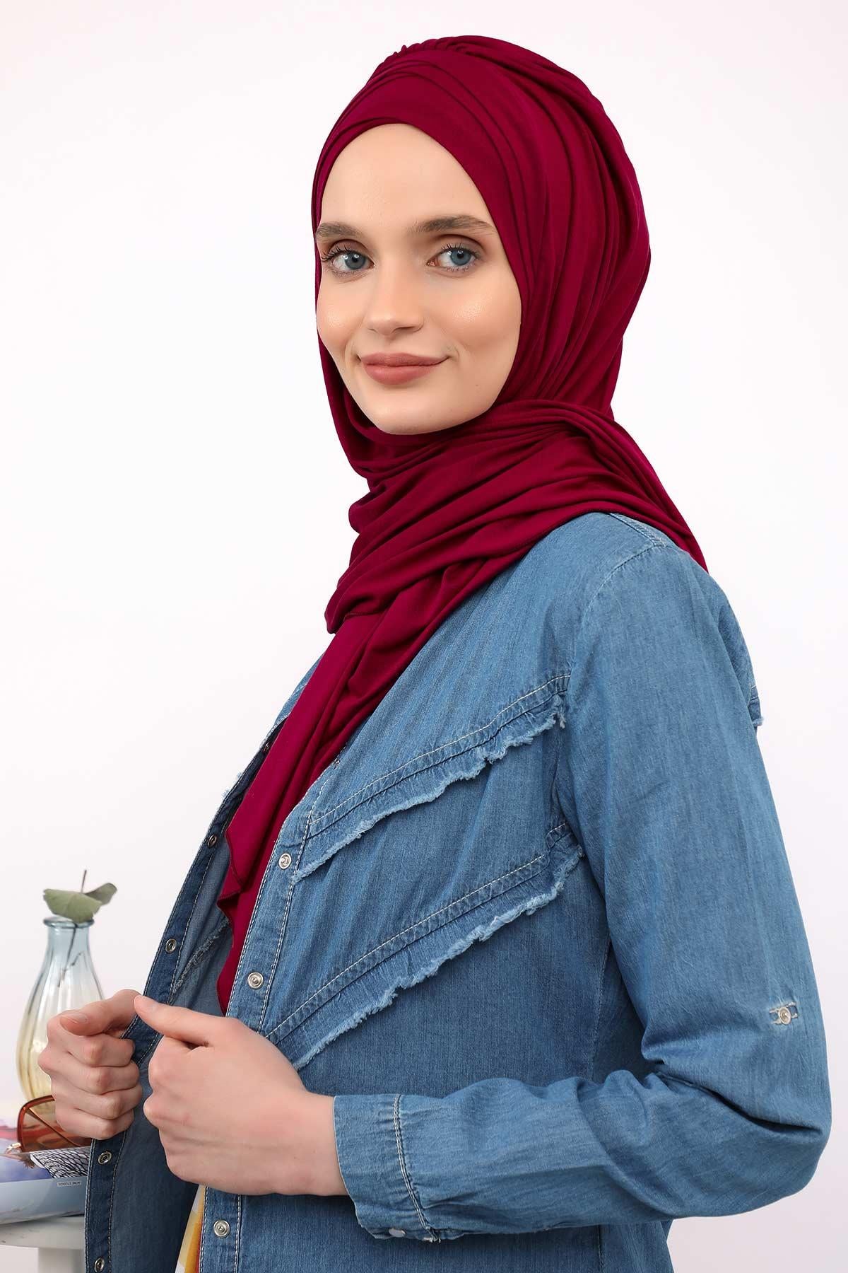 Çoklu Çapraz Dikim Pratik Penye Şal,PS-41