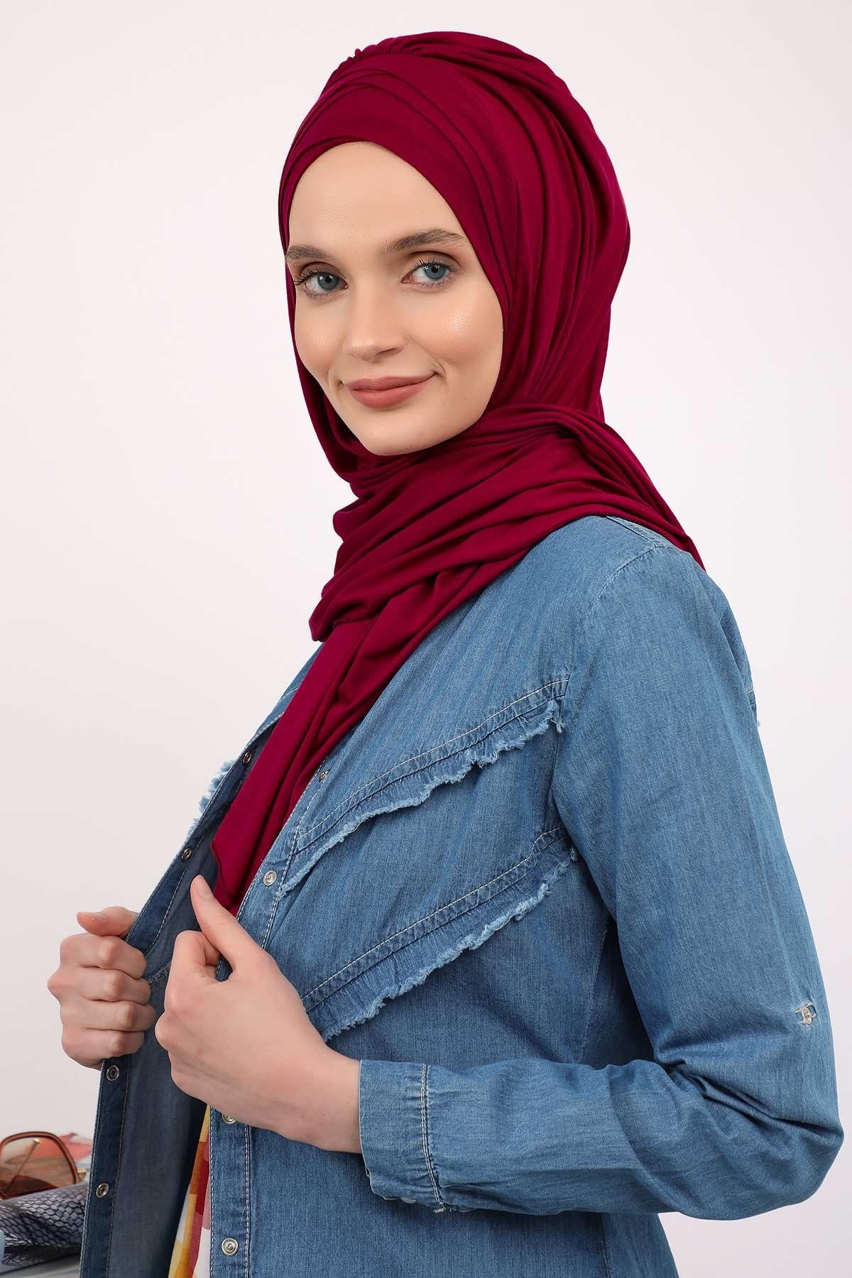 Çoklu Çapraz Dikim Pratik Penye Şal,PS-41