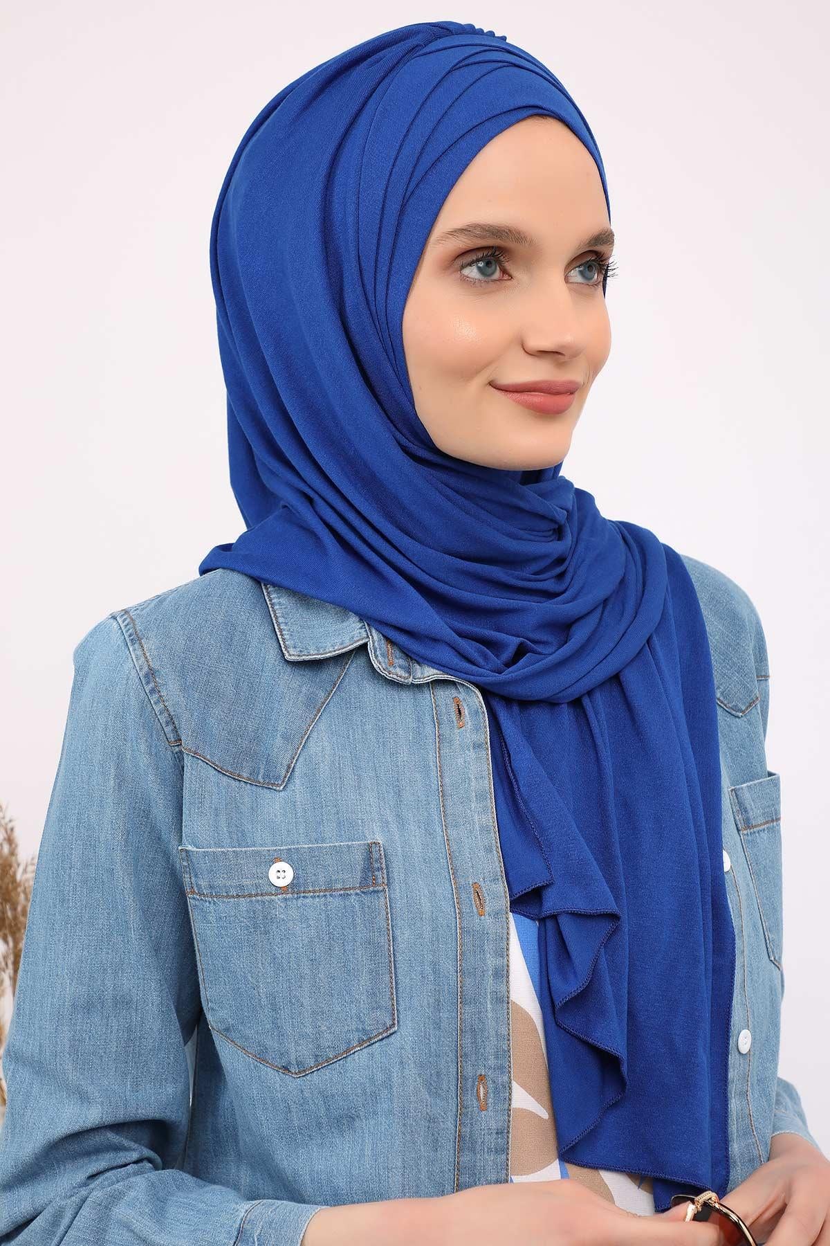 Çoklu Çapraz Dikim Pratik Penye Şal,PS-41