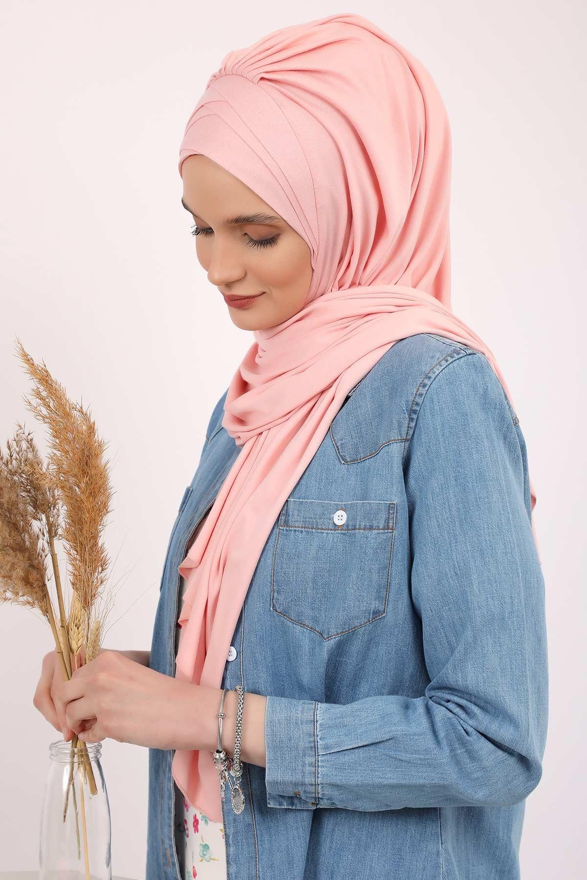 Çoklu Çapraz Dikim Pratik Penye Şal,PS-41