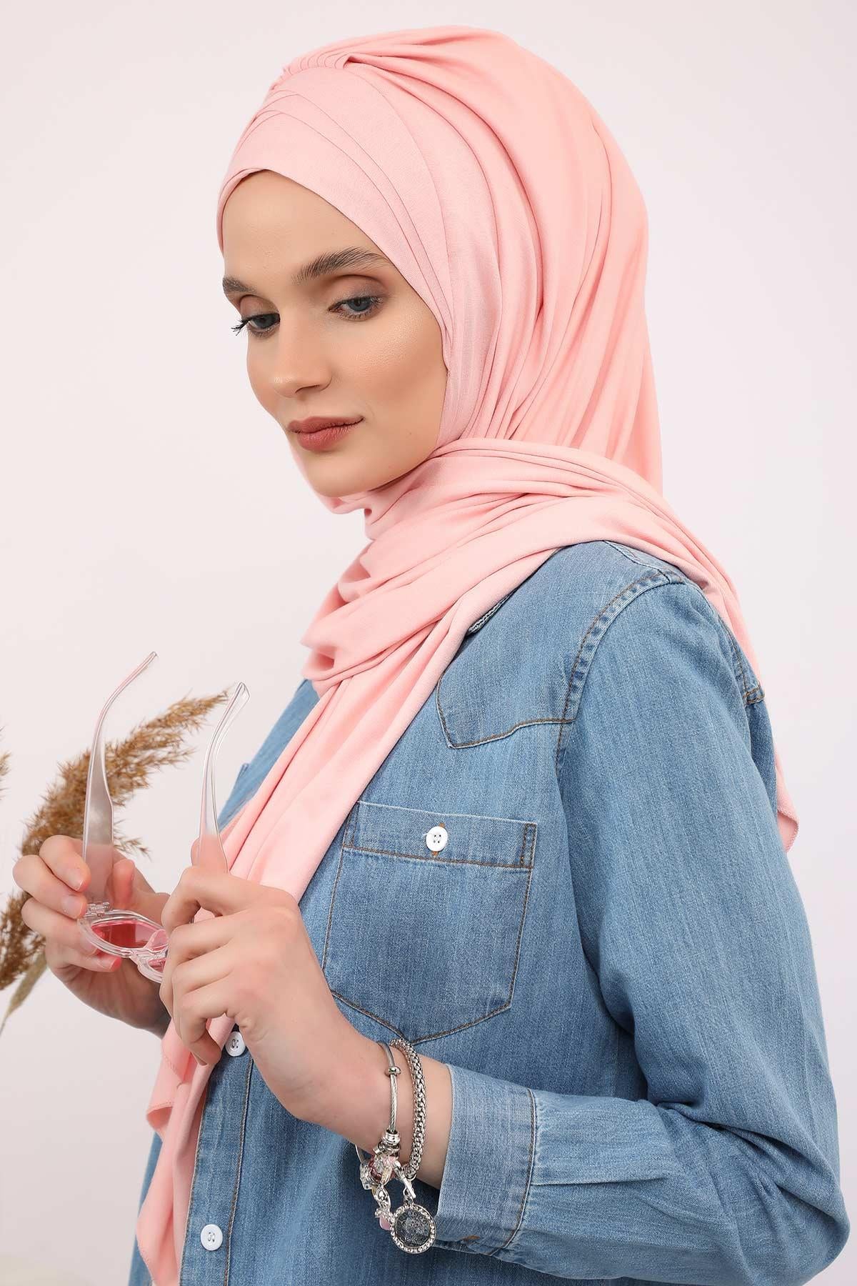 Çoklu Çapraz Dikim Pratik Penye Şal,PS-41