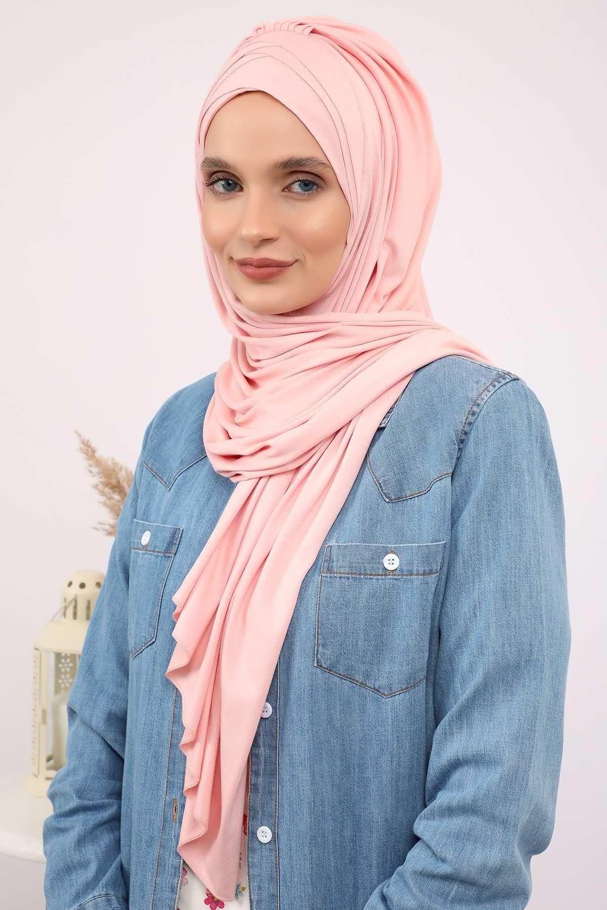 Çoklu Çapraz Dikim Pratik Penye Şal,PS-41