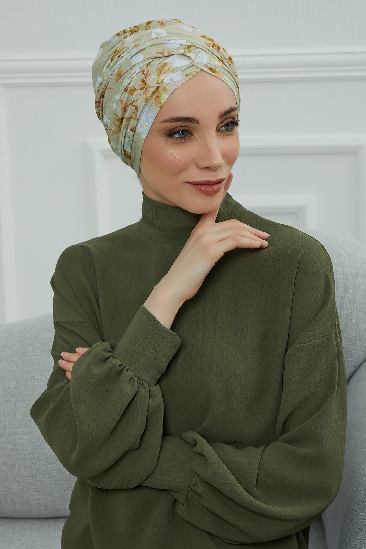 Desenli Kullanışlı Bone,B-9YD