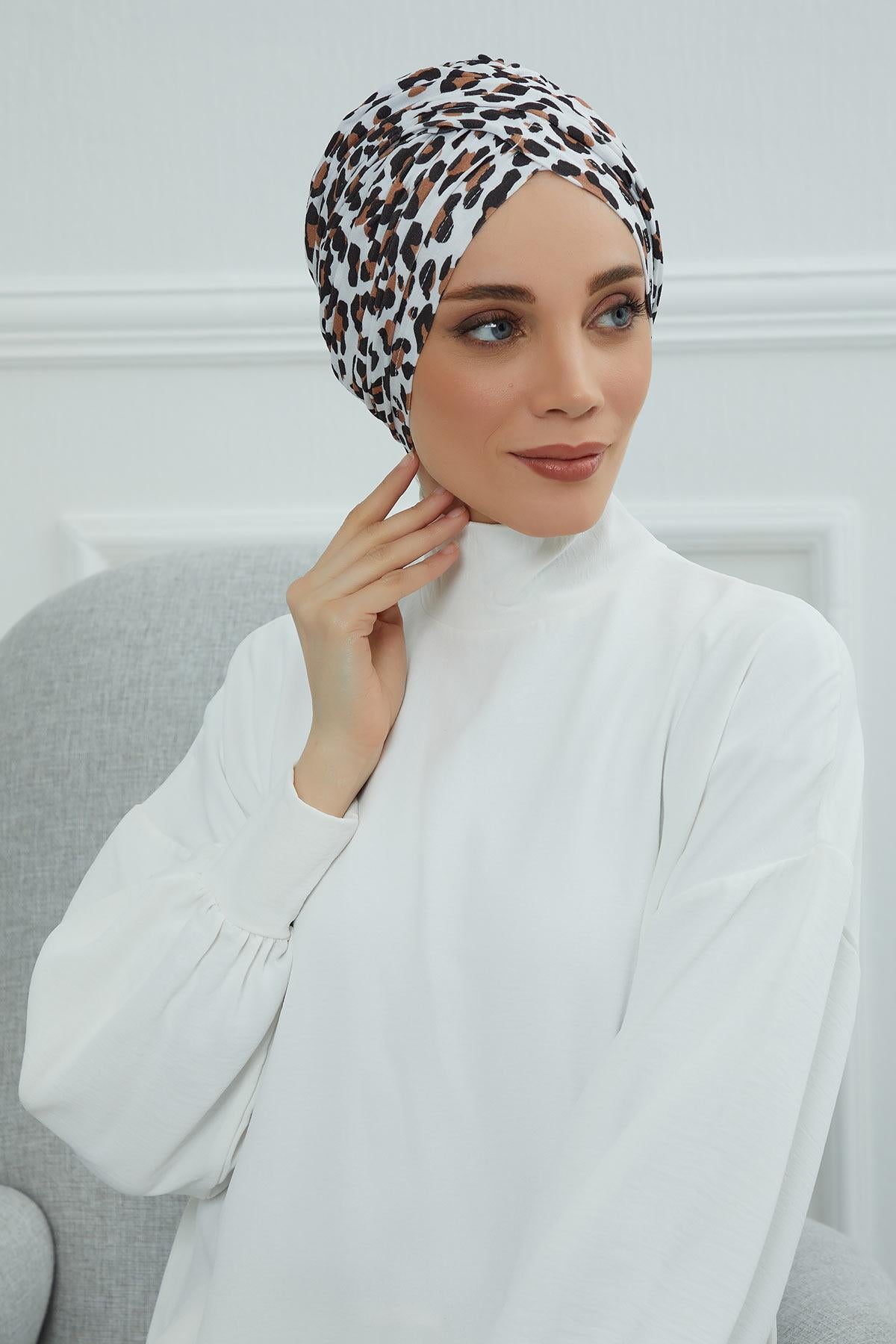Desenli Kullanışlı Bone,B-9YD