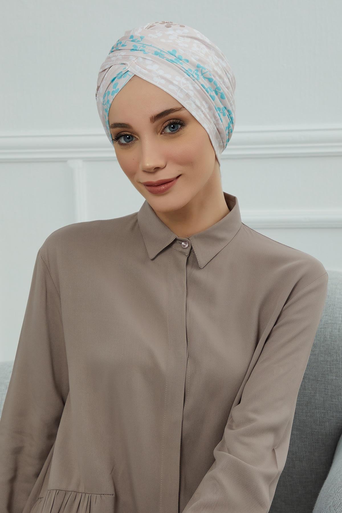 Desenli Kullanışlı Bone,B-9YD