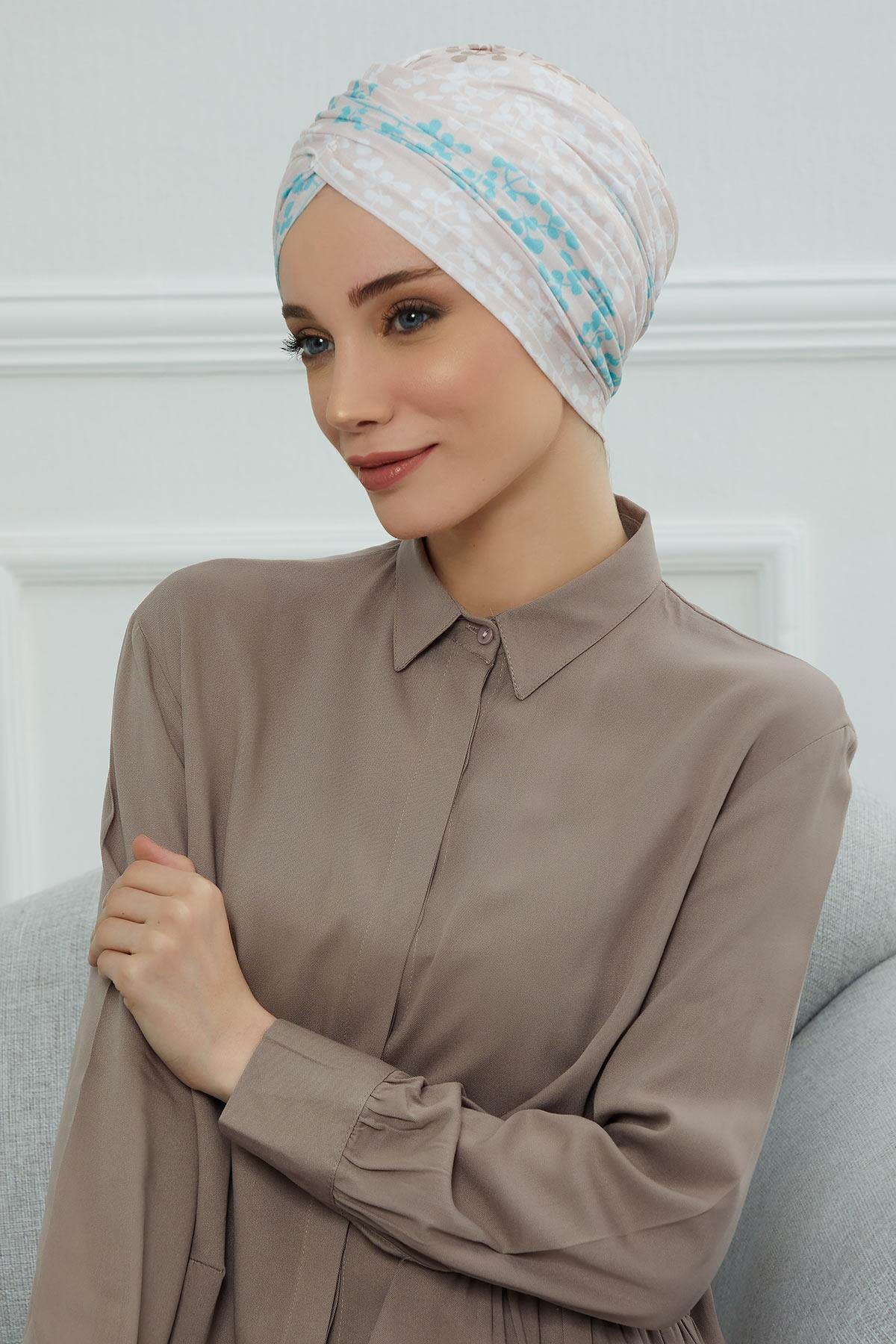 Desenli Kullanışlı Bone,B-9YD