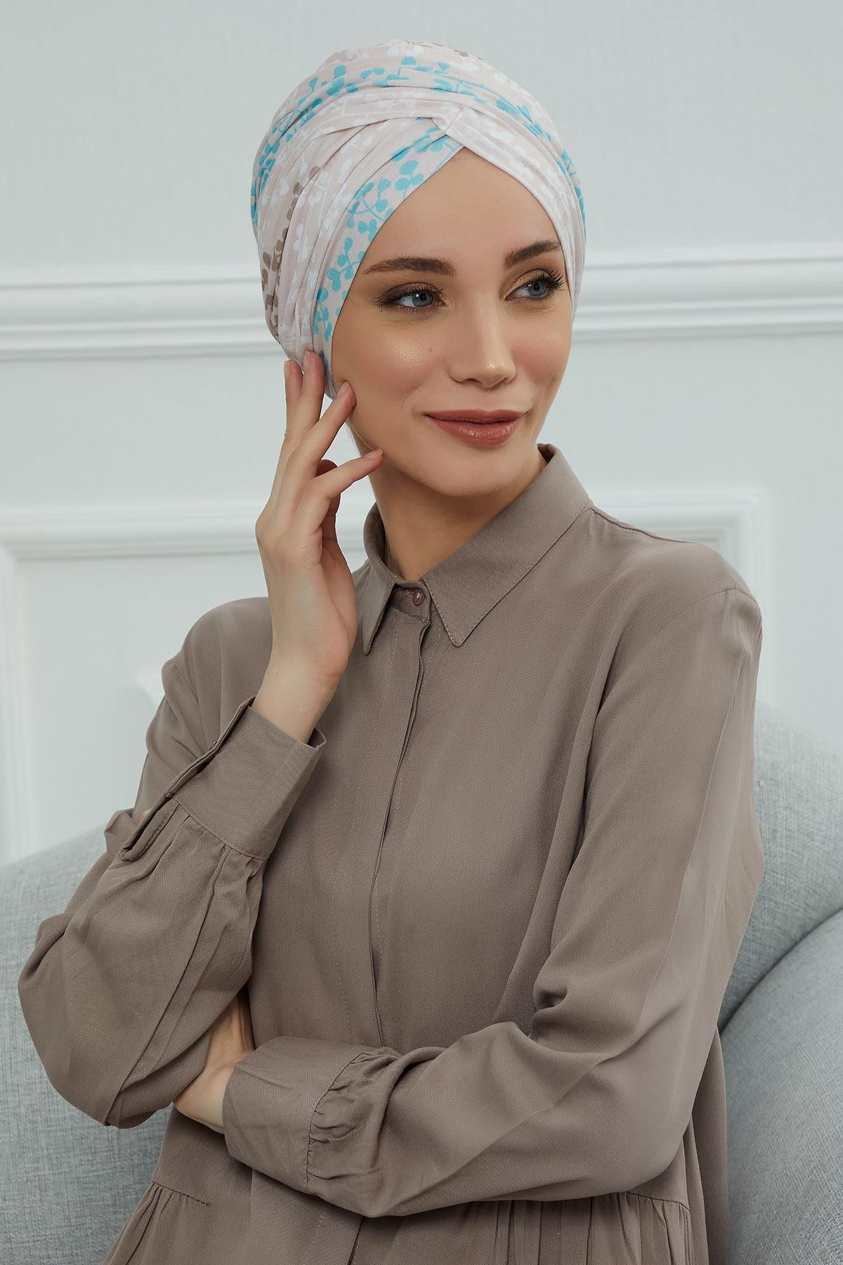 Desenli Kullanışlı Bone,B-9YD