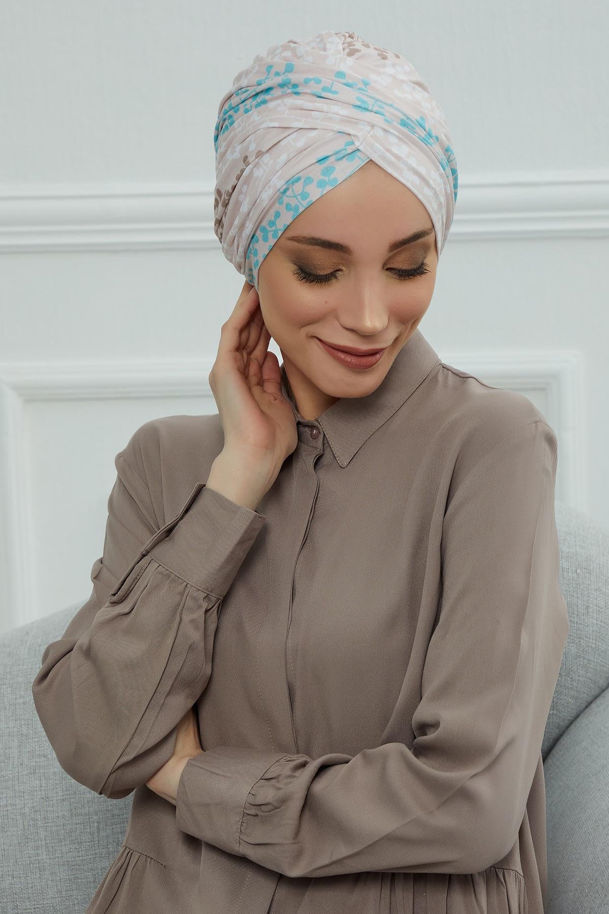 Desenli Kullanışlı Bone,B-9YD