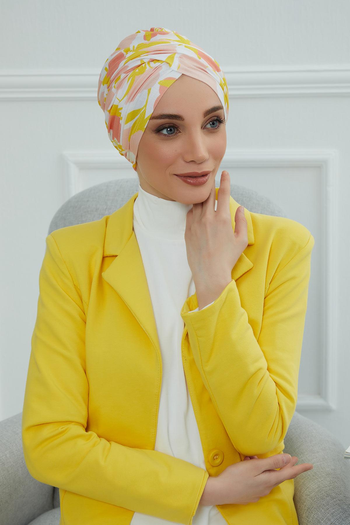 Desenli Kullanışlı Bone,B-9YD