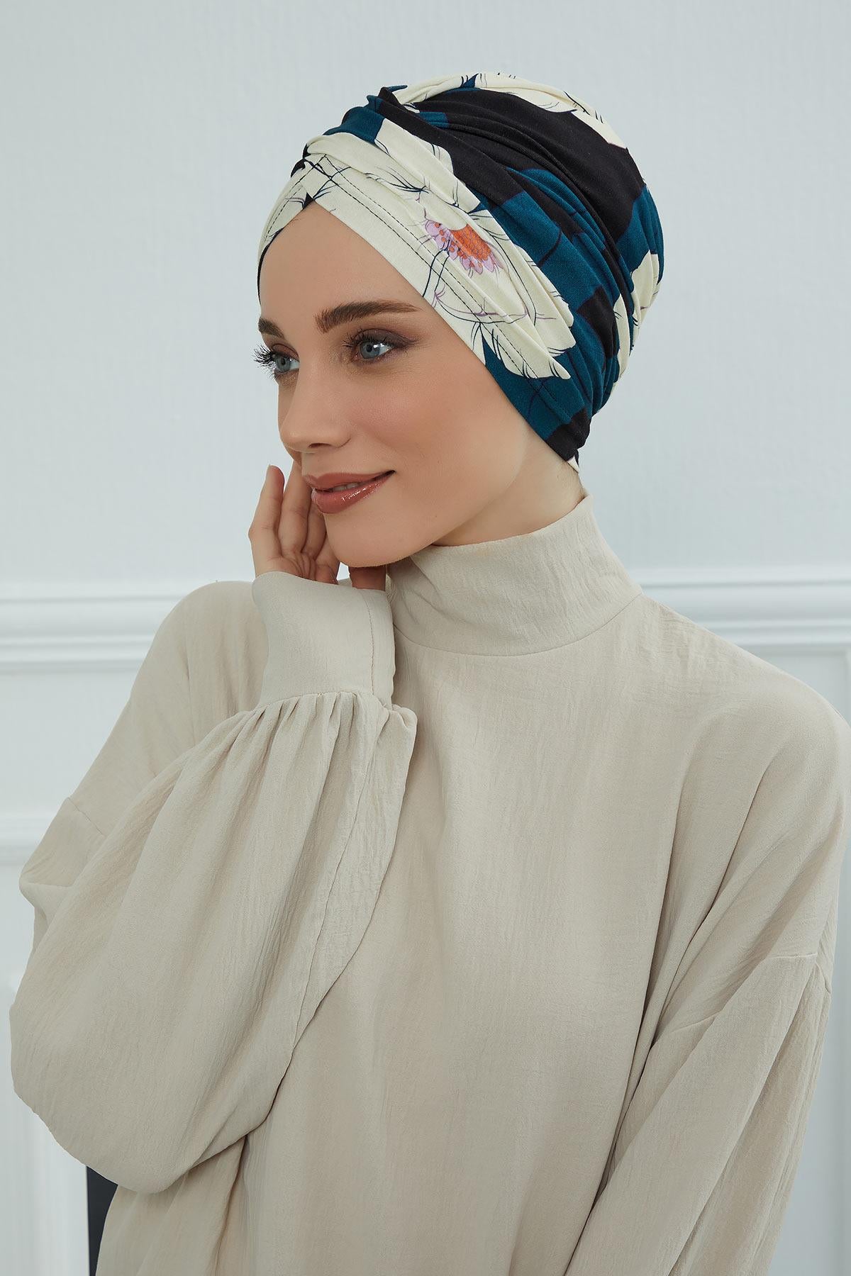 Desenli Kullanışlı Bone,B-9YD