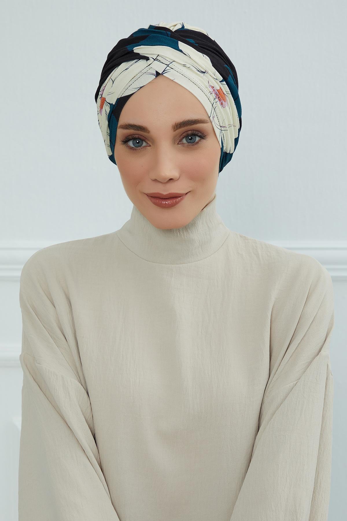 Desenli Kullanışlı Bone,B-9YD