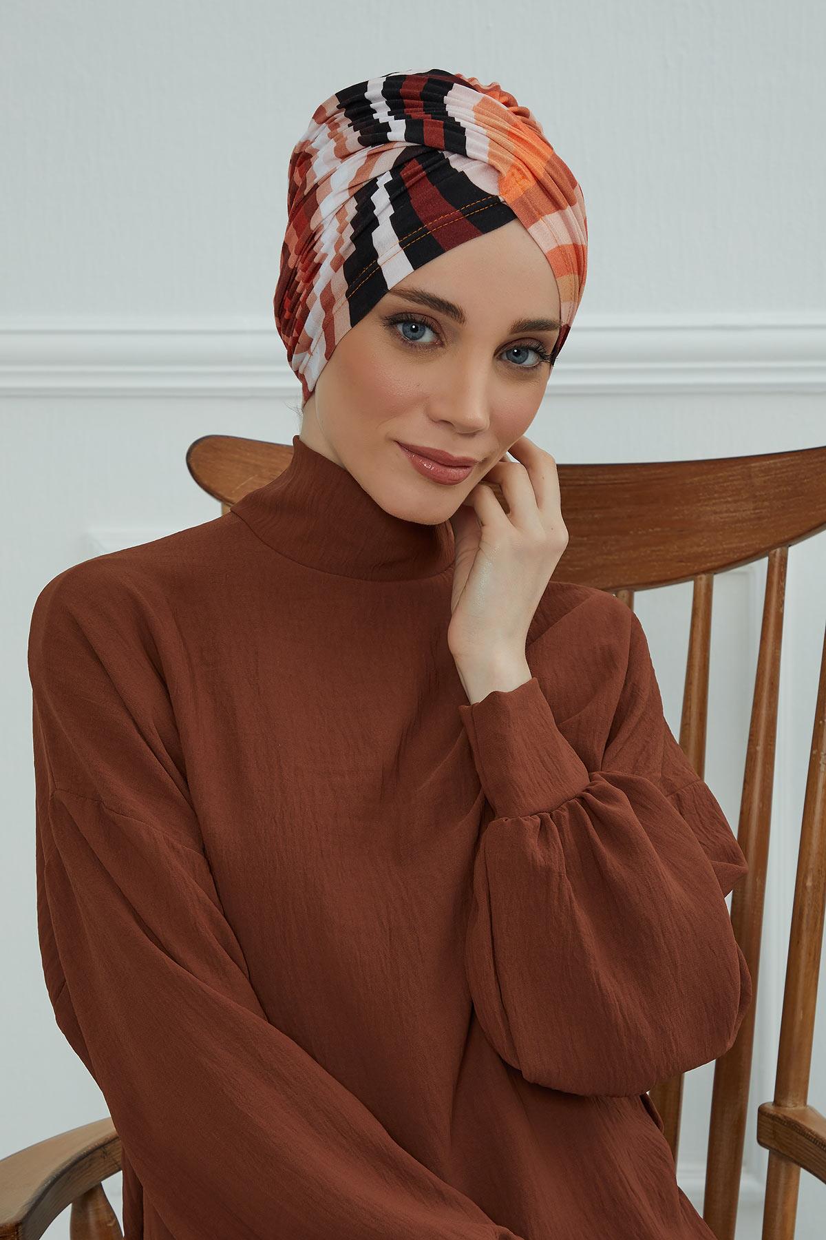 Desenli Kullanışlı Bone,B-9YD