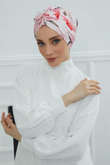 Desenli Önden Fiyonklu Bone,B-7YD