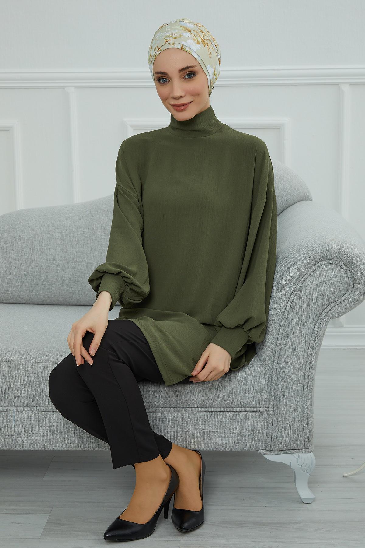 Desenli Penye Bone,B-53YD