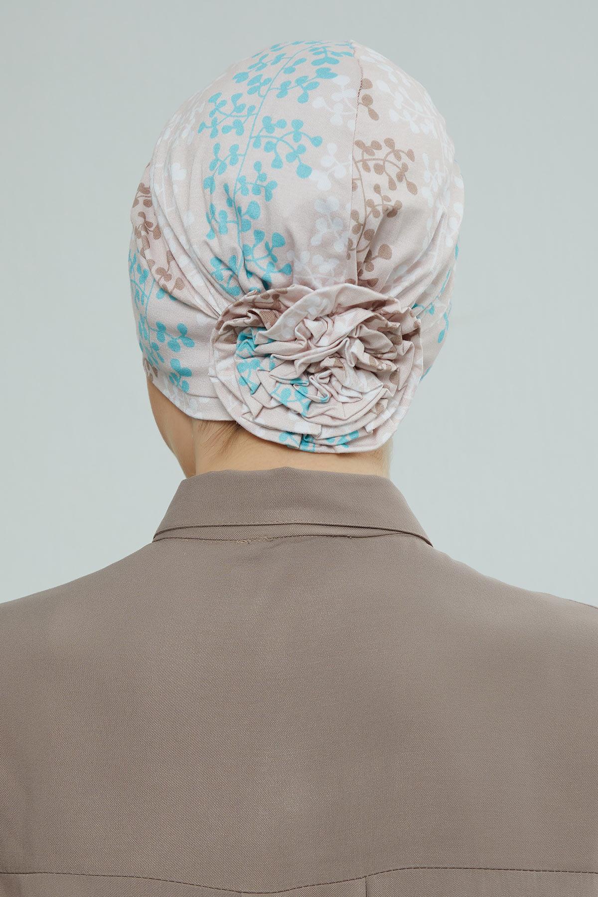 Desenli Penye Bone,B-53YD