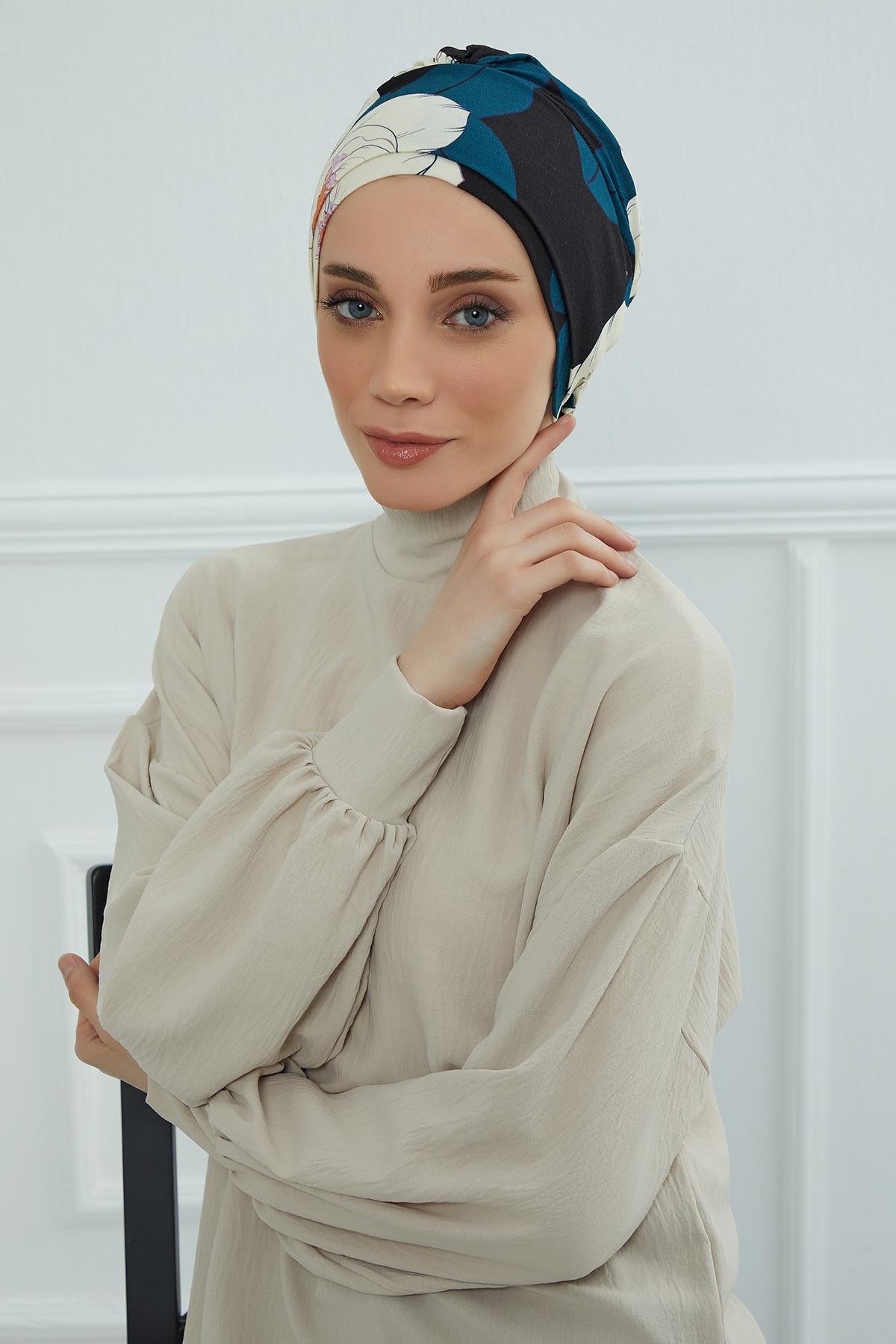 Desenli Penye Bone,B-53YD