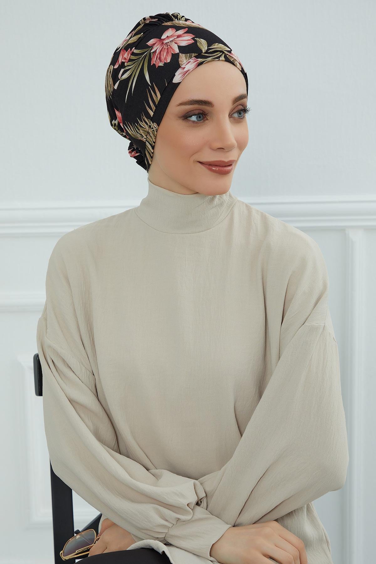 Desenli Penye Bone,B-53YD