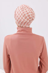 Desenli Tesettür Bone,B-9DIV