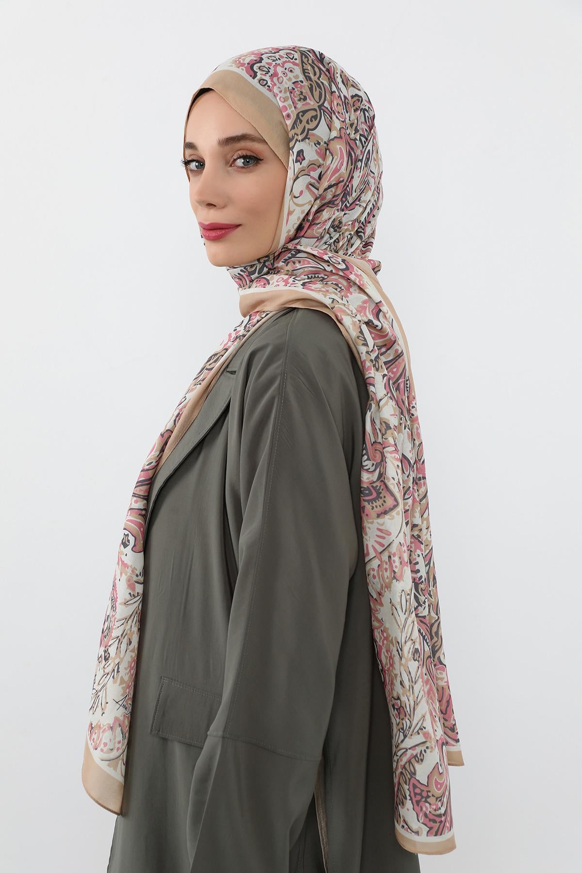 Desenli Vual Şal,SAL-102