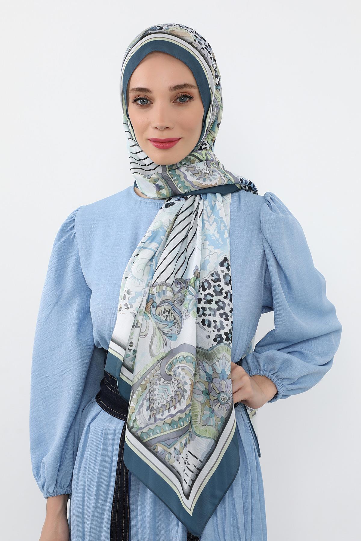 Desenli Vual Şal,SAL-103