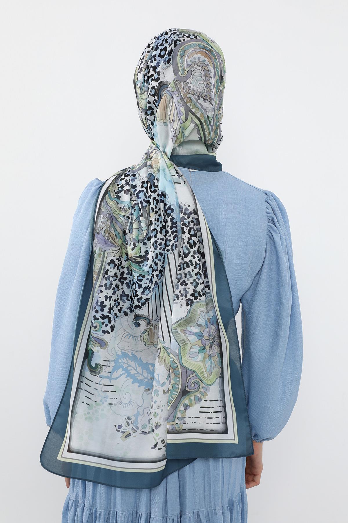 Desenli Vual Şal,SAL-103