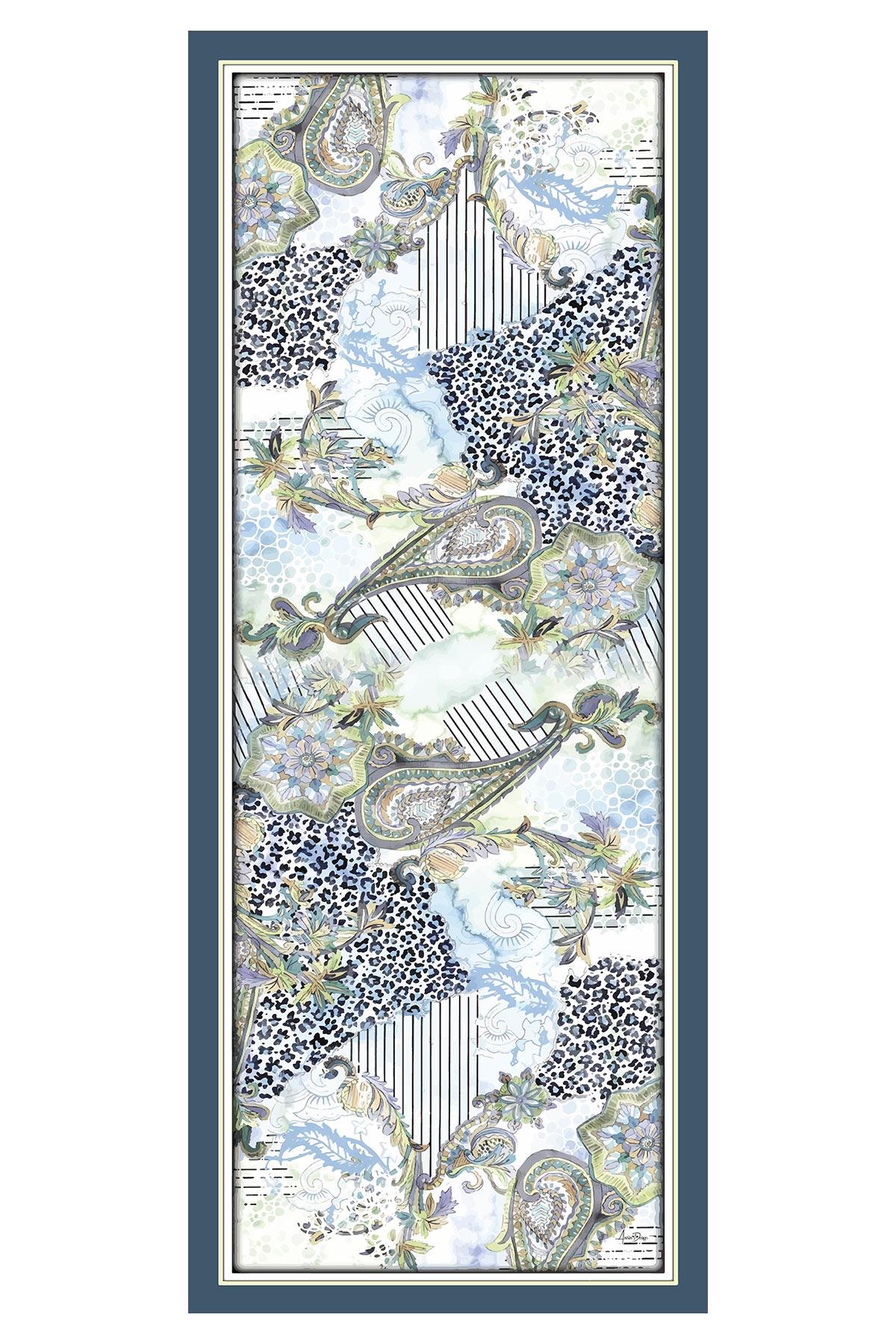 Desenli Vual Şal,SAL-103