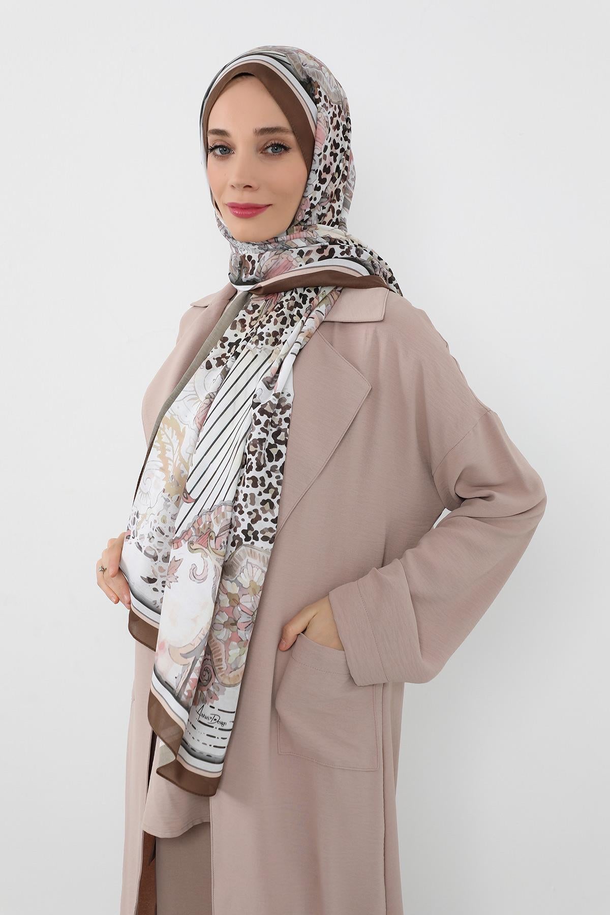 Desenli Vual Şal,SAL-103
