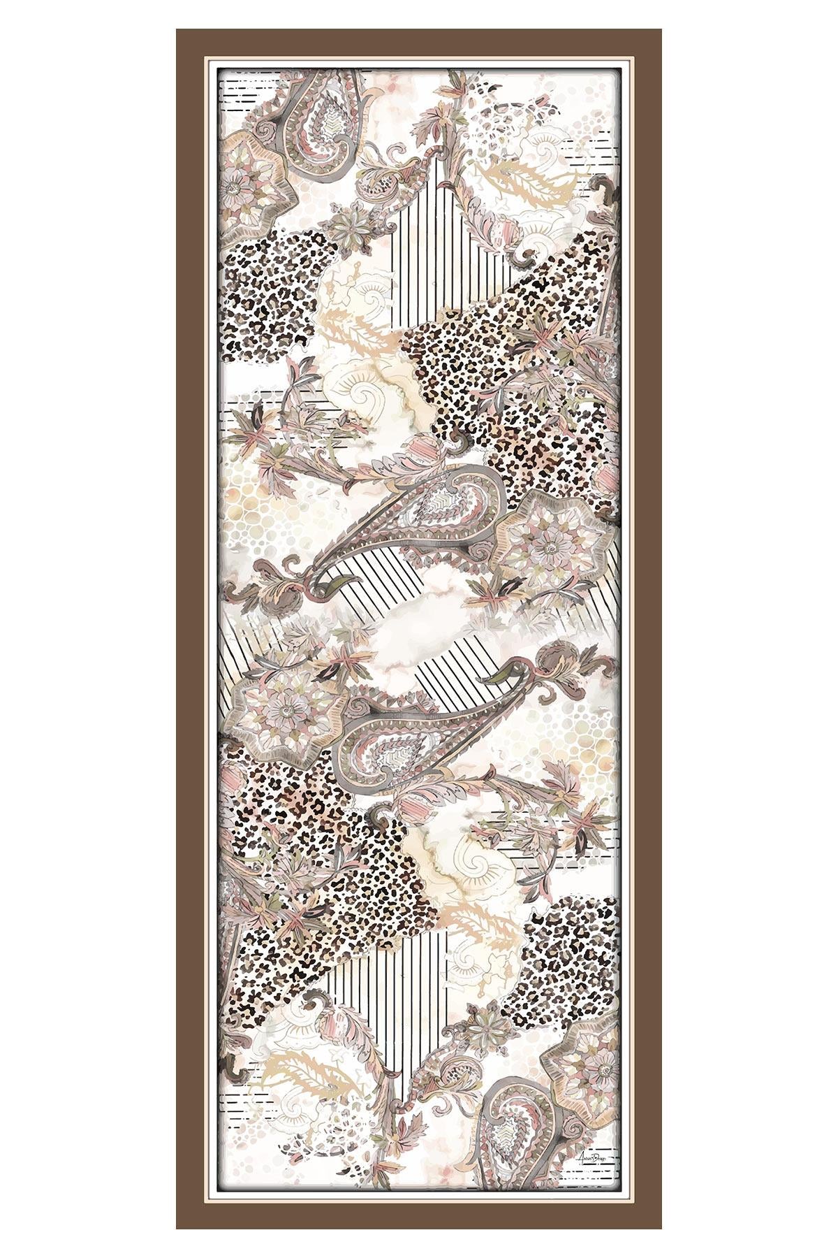 Desenli Vual Şal,SAL-103