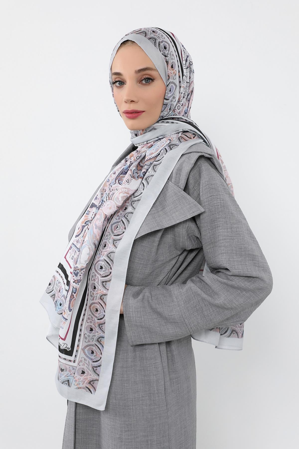Desenli Vual Şal,SAL-104