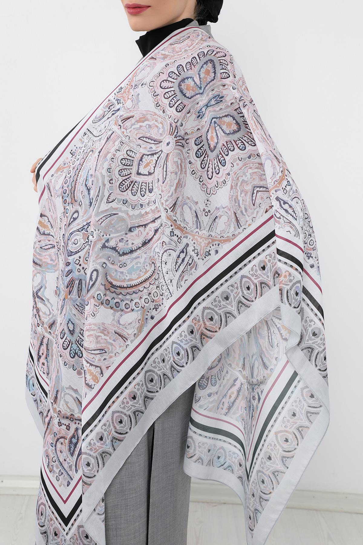 Desenli Vual Şal,SAL-104