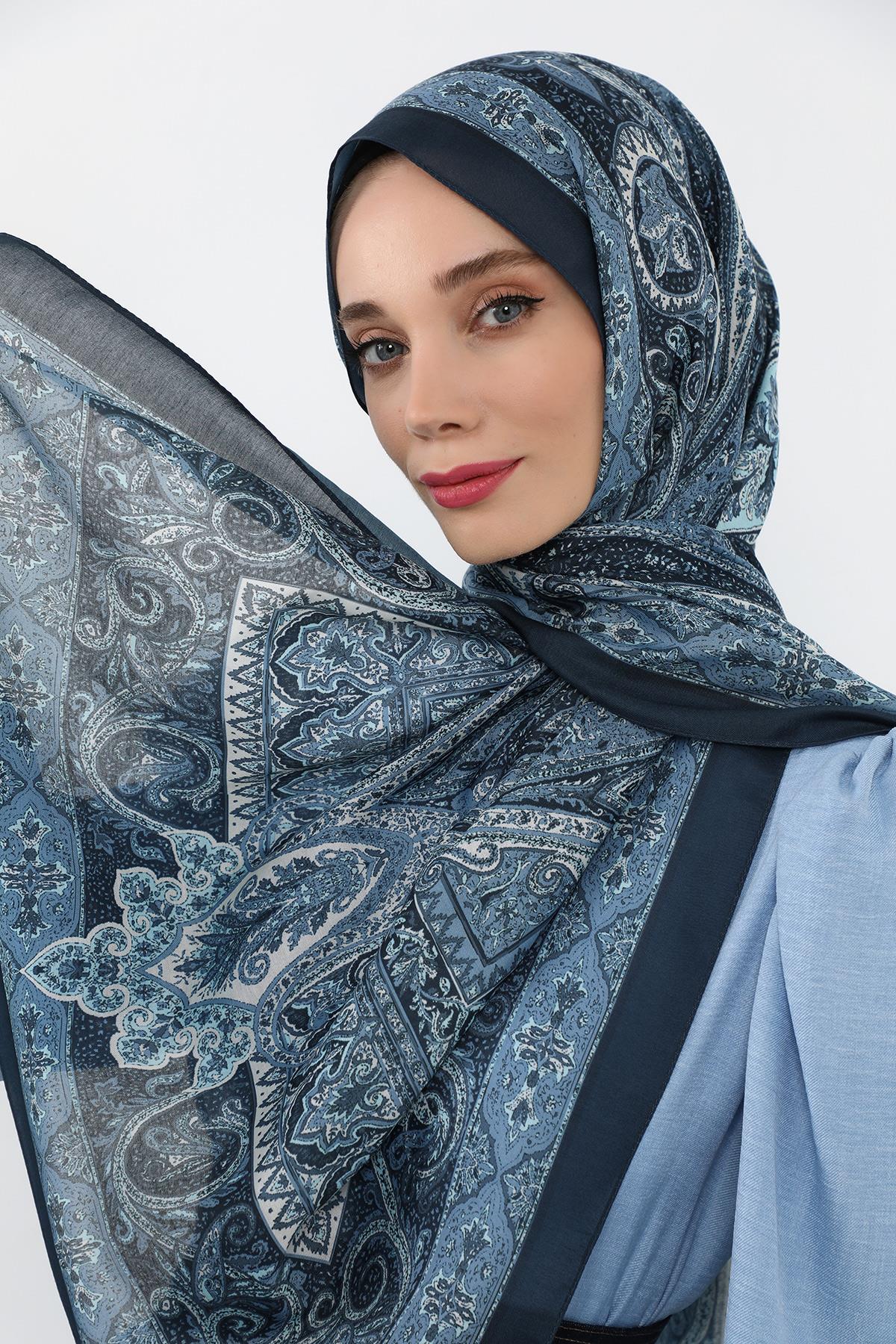 Desenli Vual Şal,SAL-107