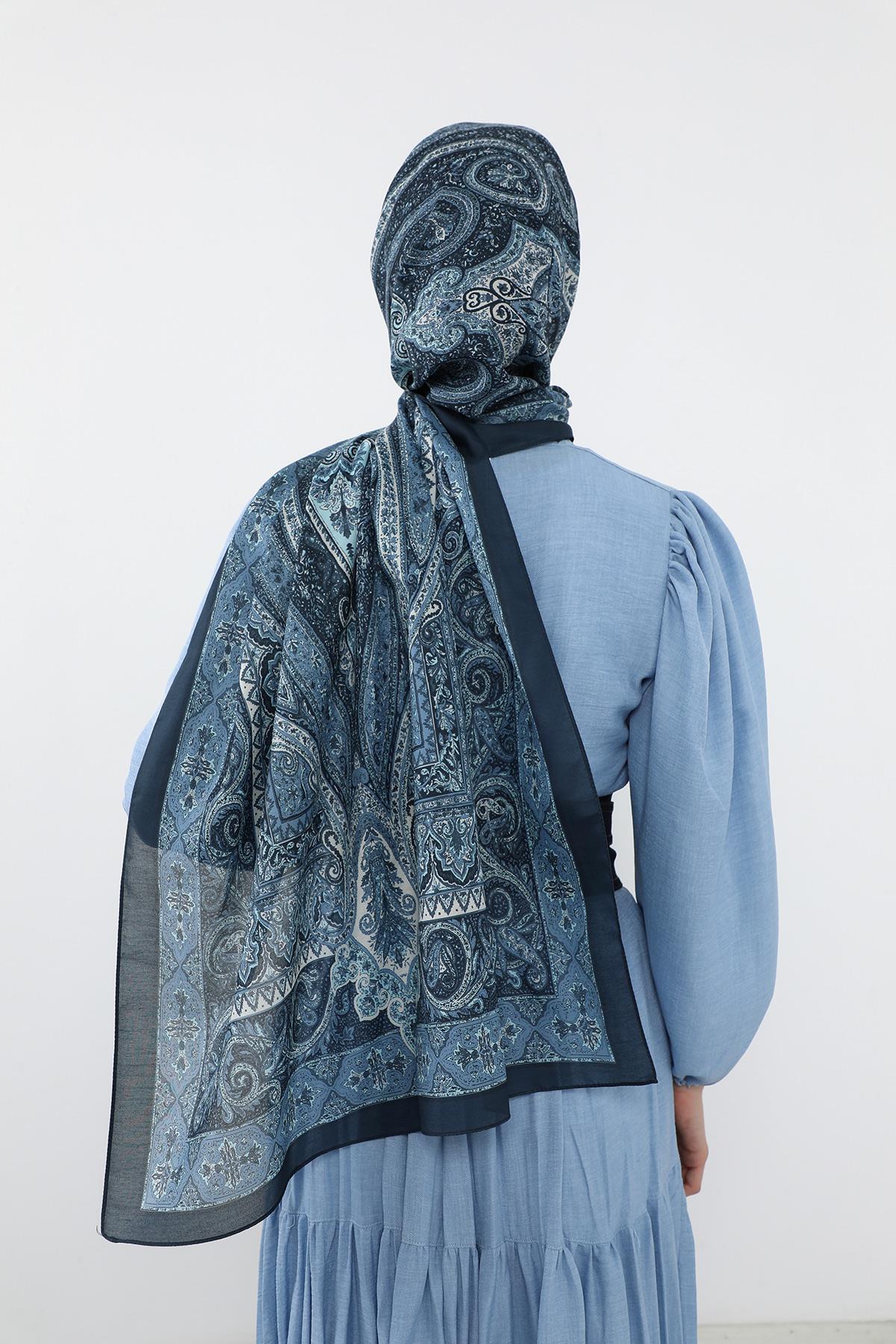 Desenli Vual Şal,SAL-107