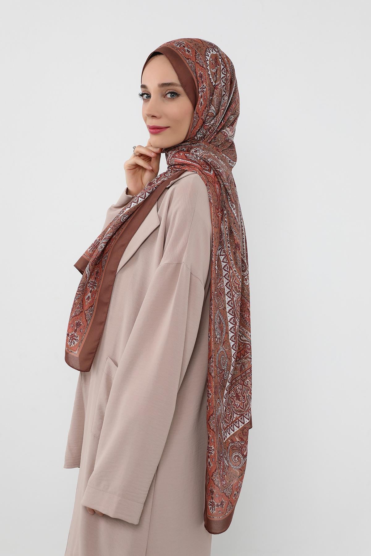 Desenli Vual Şal,SAL-107