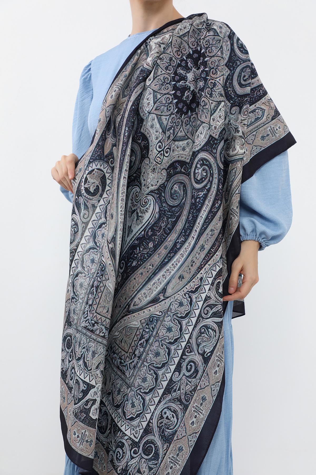 Desenli Vual Şal,SAL-107