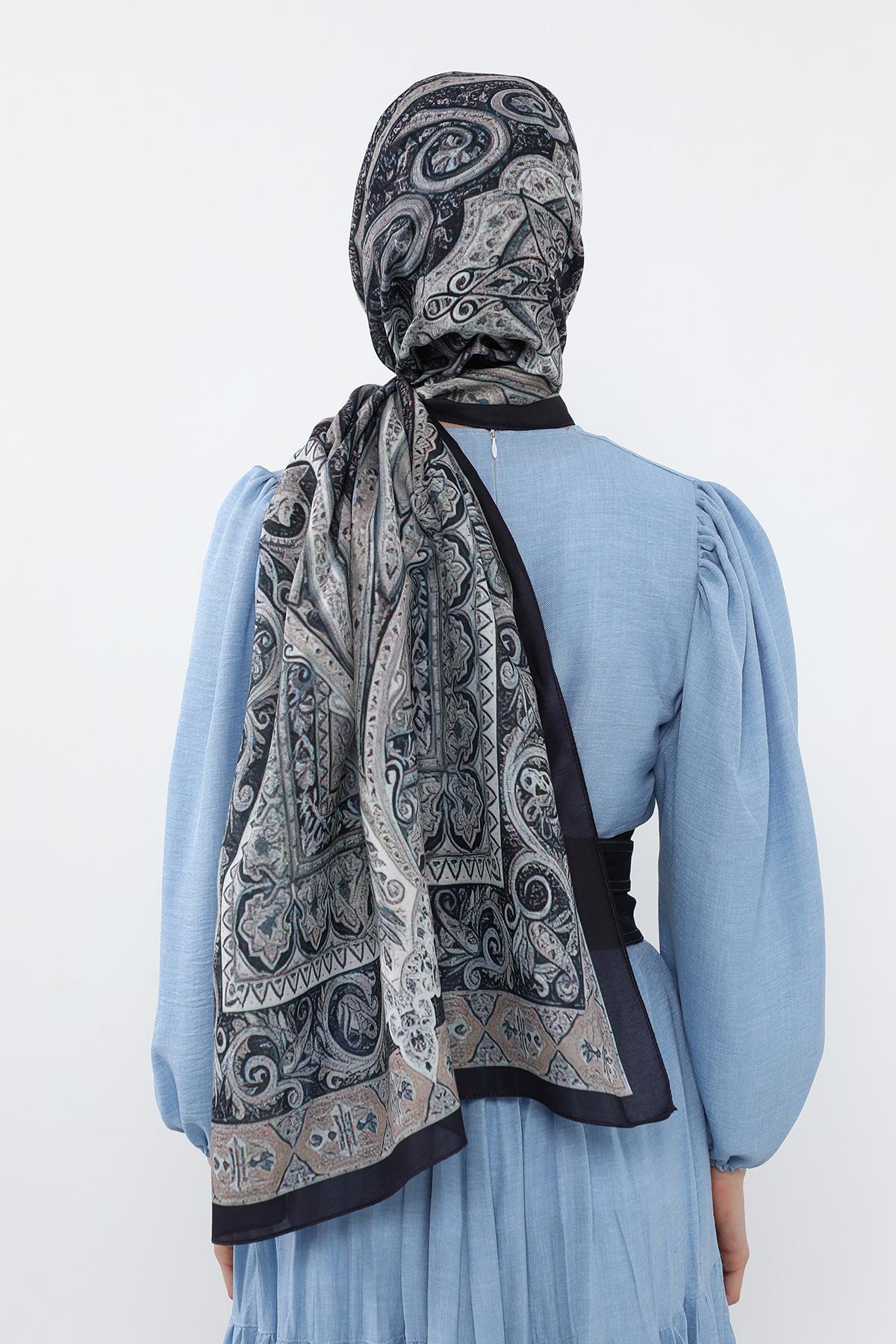 Desenli Vual Şal,SAL-107