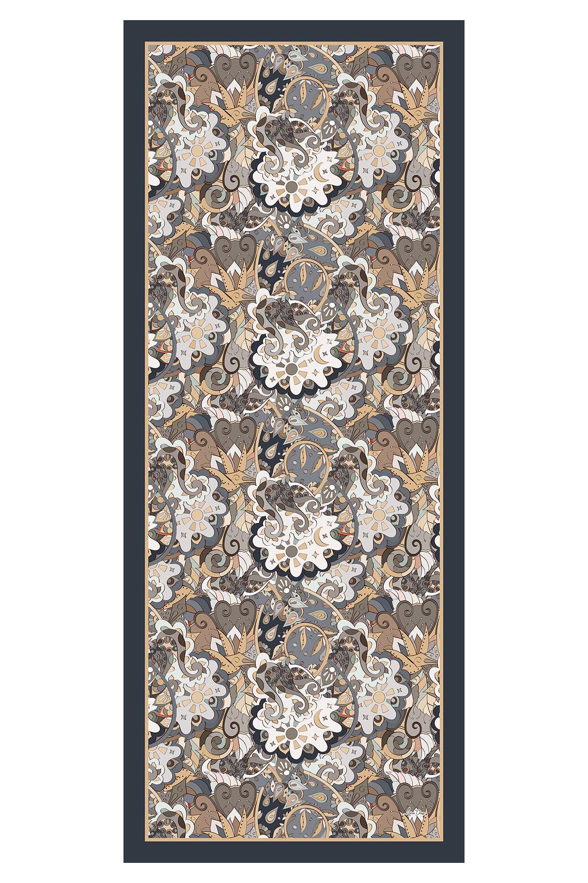 Desenli Vual Şal,SAL-110