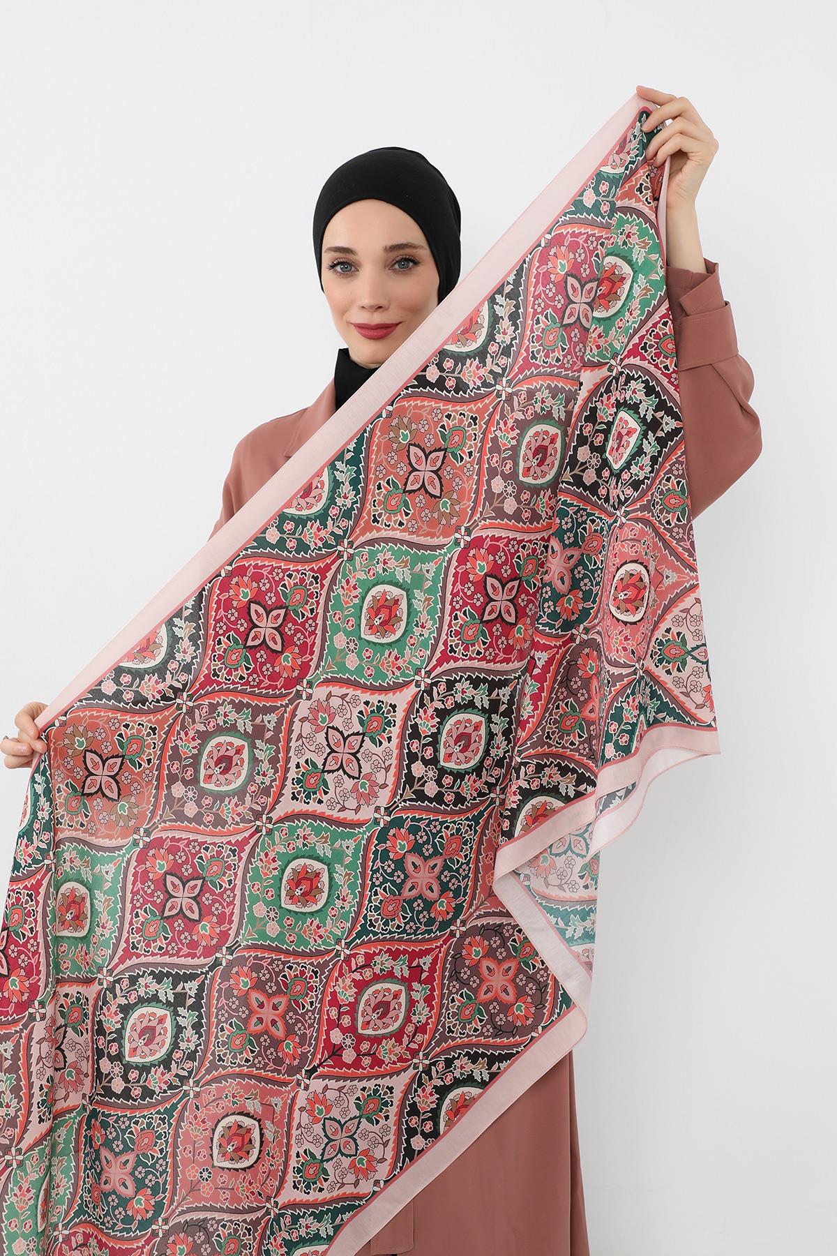 Desenli Vual Şal,SAL-128