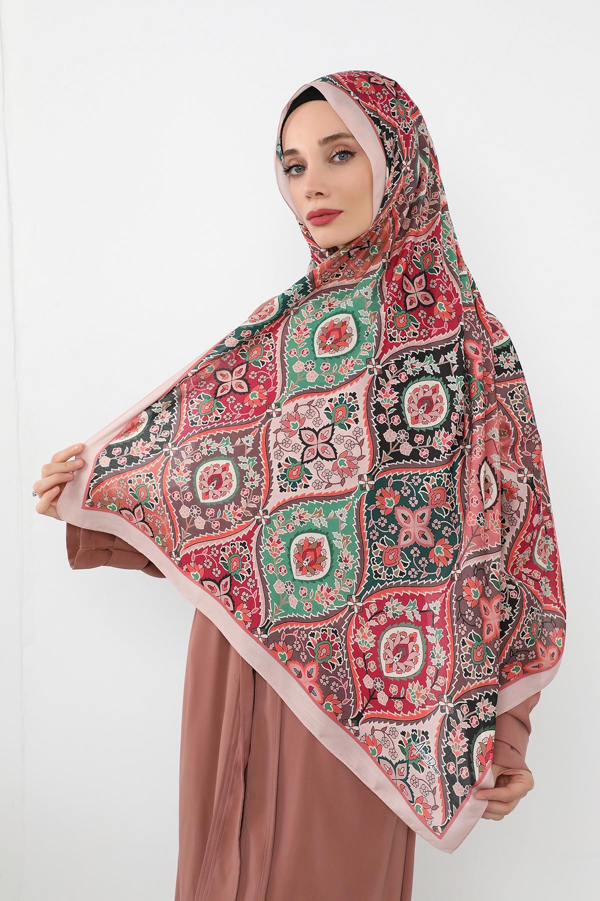 Desenli Vual Şal,SAL-128