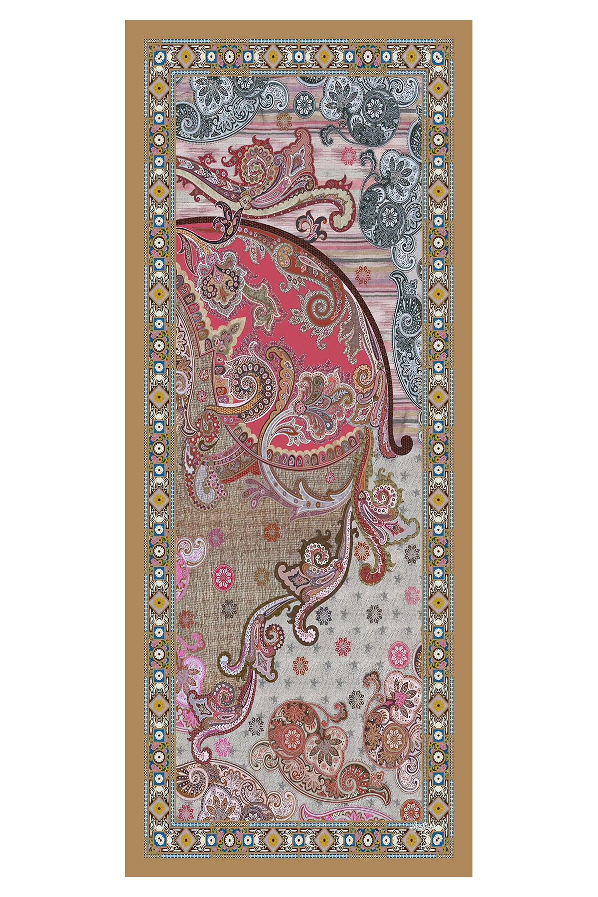 Desenli Vual Şal,SAL-133