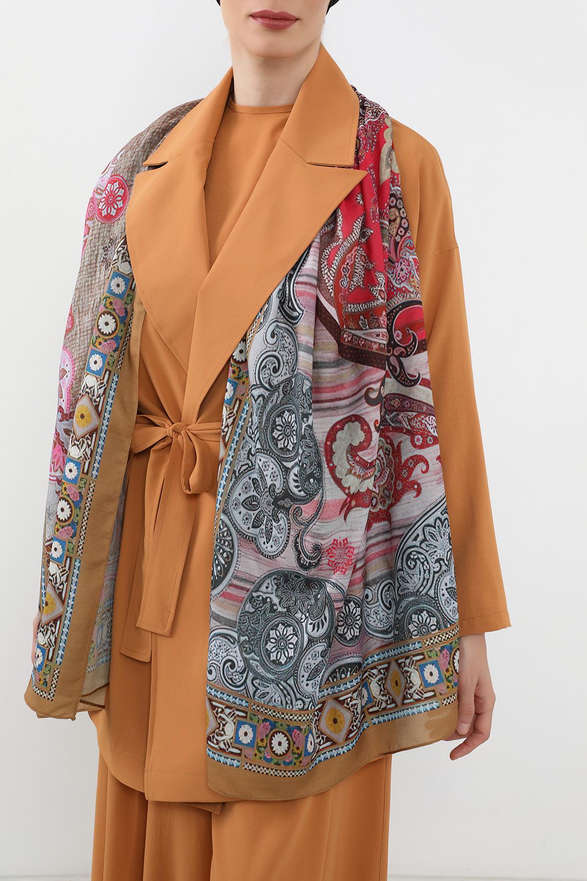 Desenli Vual Şal,SAL-133