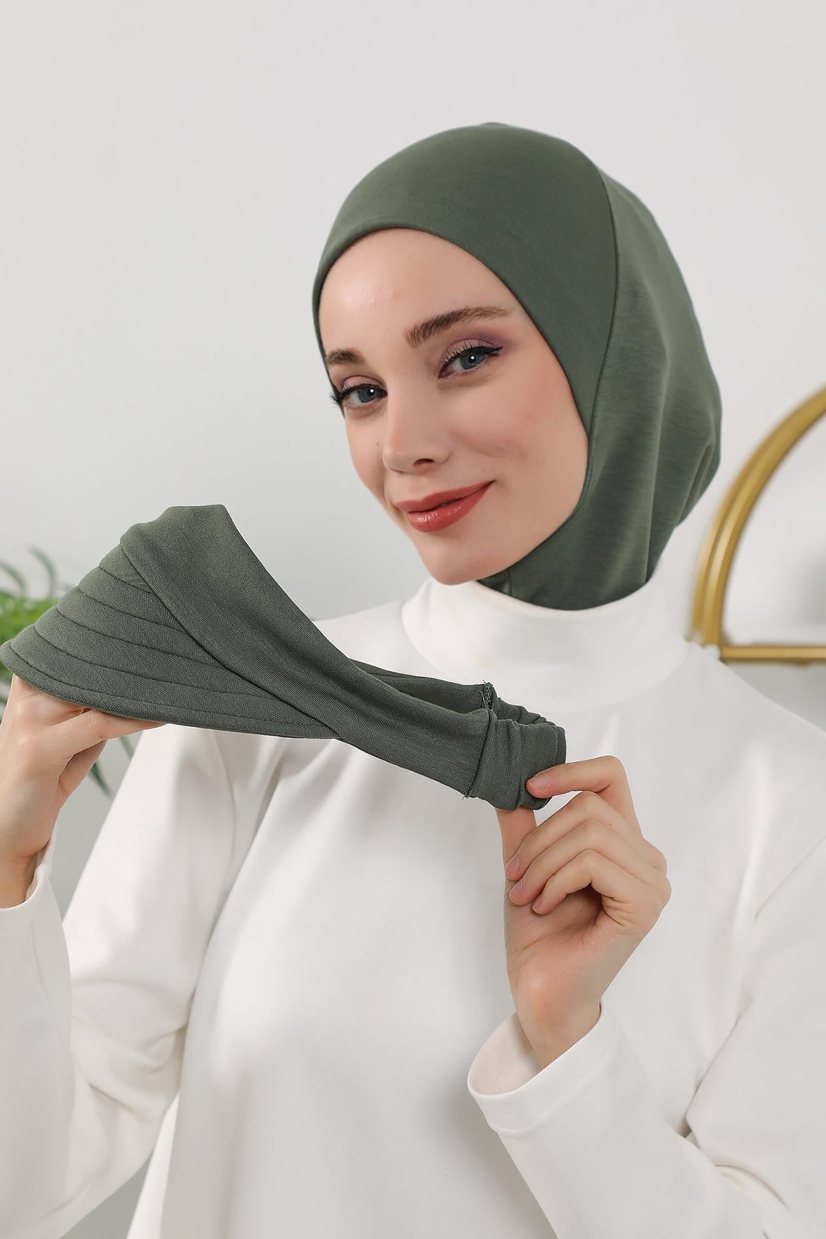 Dört Mevsim Çıkarılabilir Siperlikli Tesettür Bone,B-82O