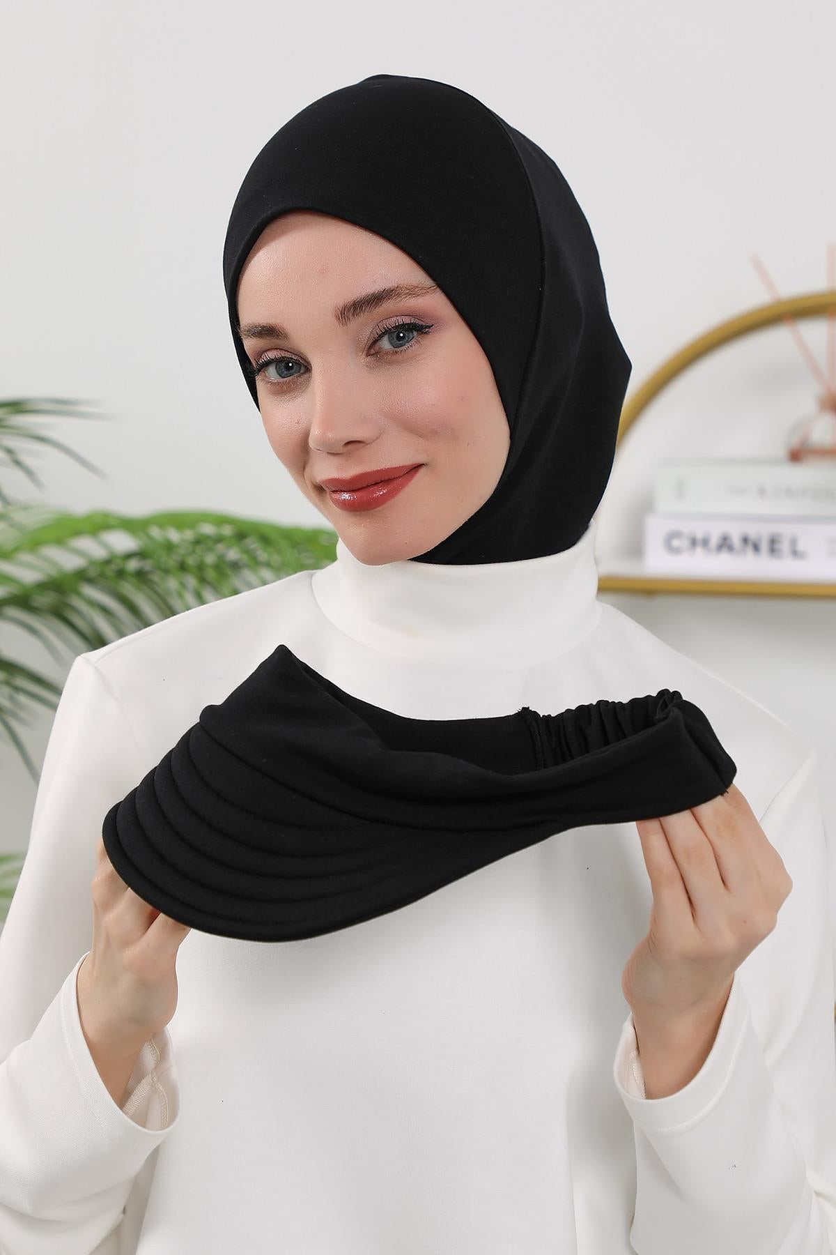 Dört Mevsim Çıkarılabilir Siperlikli Tesettür Bone,B-82O